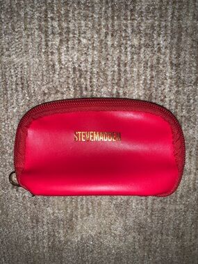 Steve Madden Red Key Pouch Accessory